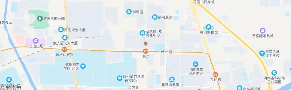 郑州田园路开元路_公交站地图_郑州公交_妙搜公交查询2025