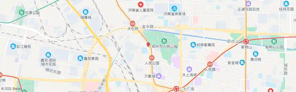郑州公园西门(市宾馆)_公交站地图_郑州公交_妙搜公交查询2025