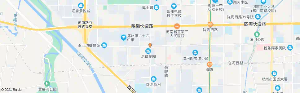 郑州华山路汝河路_公交站地图_郑州公交_妙搜公交查询2025