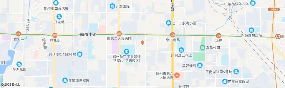 郑州行云路航海路_公交站地图_郑州公交_妙搜公交查询2025