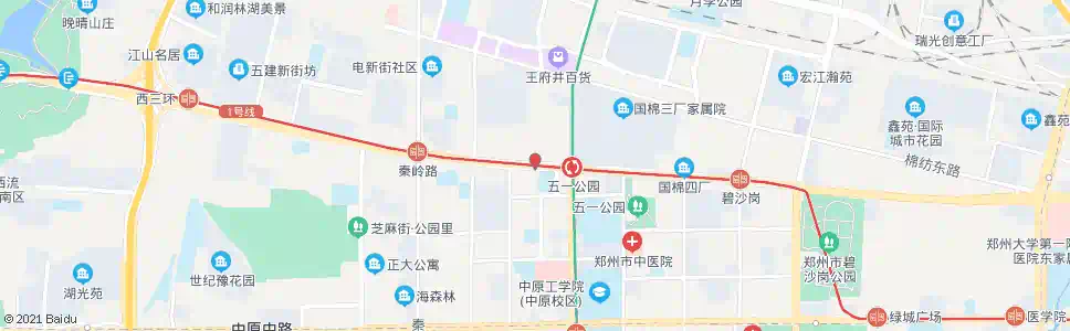 郑州建设路桐柏路站_公交站地图_郑州公交_妙搜公交查询2025