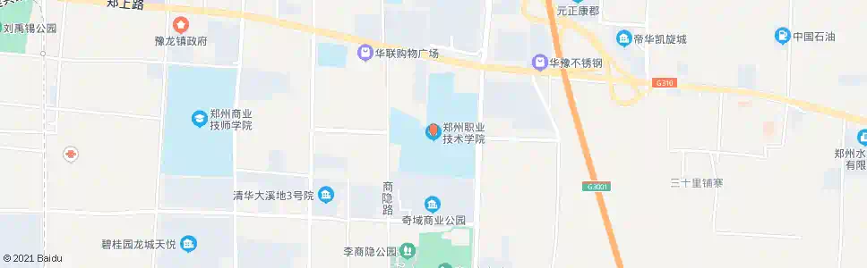 郑州中原西路(郑州职业技术学院)_公交站地图_郑州公交_妙搜公交查询2025