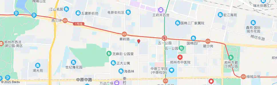 郑州伏牛路建设路_公交站地图_郑州公交_妙搜公交查询2025
