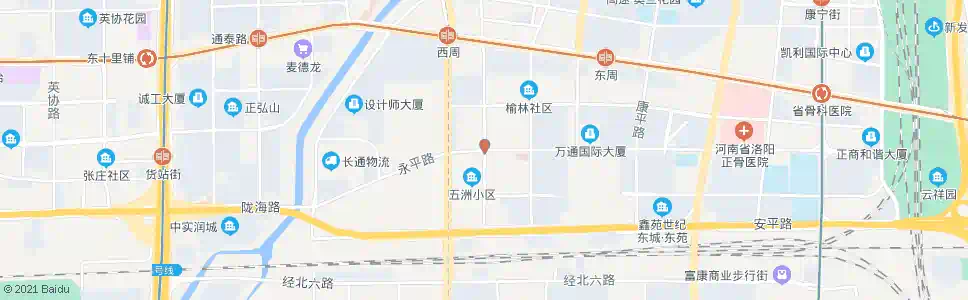 郑州永平路西周路_公交站地图_郑州公交_妙搜公交查询2025
