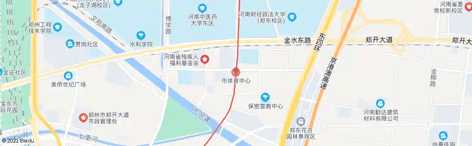 郑州市体育中心站_公交站地图_郑州公交_妙搜公交查询2025