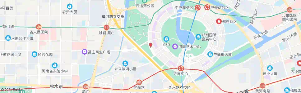 郑州商务外环路商务西三街_公交站地图_郑州公交_妙搜公交查询2025