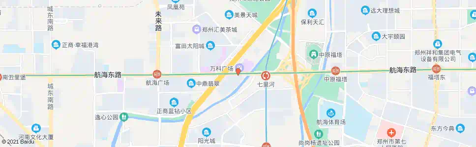 郑州航海路七里河桥_公交站地图_郑州公交_妙搜公交查询2025