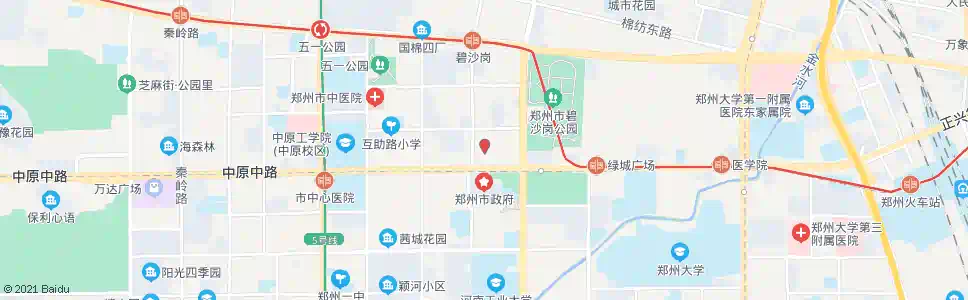 郑州市委招待所_公交站地图_郑州公交_妙搜公交查询2025