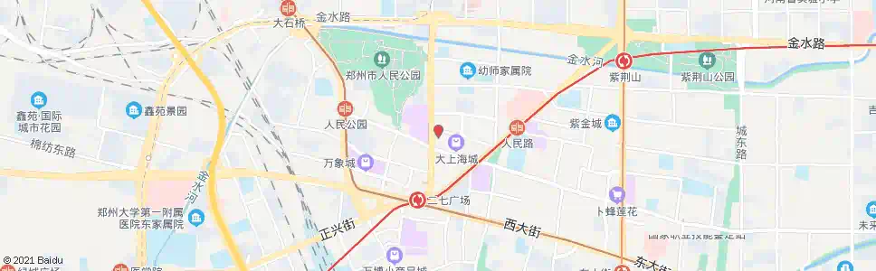 郑州百货大楼_公交站地图_郑州公交_妙搜公交查询2025