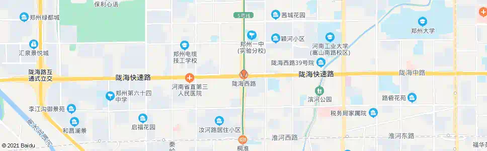 郑州陇海西路_公交站地图_郑州公交_妙搜公交查询2025