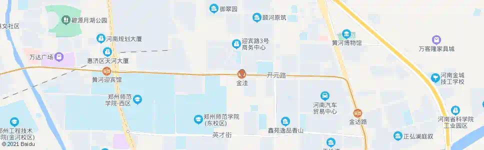 郑州开元路金洼_公交站地图_郑州公交_妙搜公交查询2025