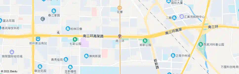郑州紫荆山南路南三环_公交站地图_郑州公交_妙搜公交查询2025
