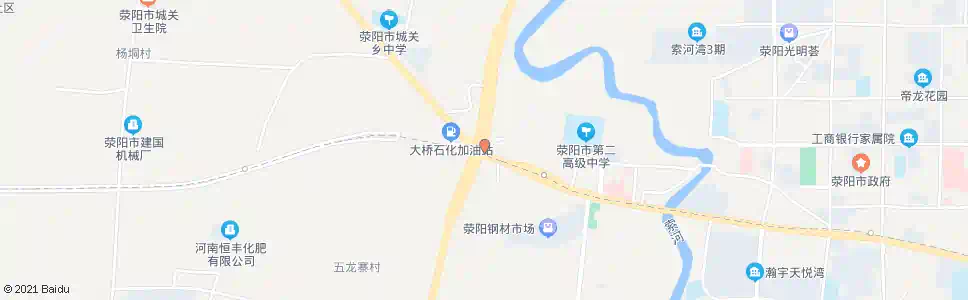 郑州郑上路荥密路口_公交站地图_郑州公交_妙搜公交查询2025
