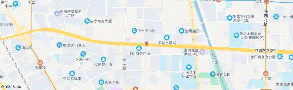 郑州北三环园田路_公交站地图_郑州公交_妙搜公交查询2025