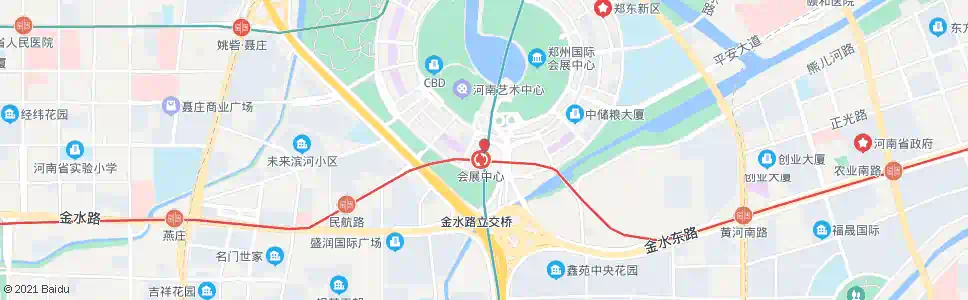 郑州会展中心站_公交站地图_郑州公交_妙搜公交查询2025