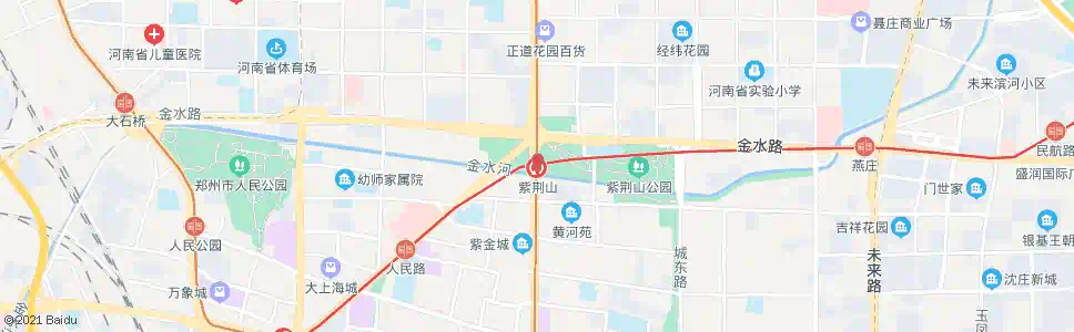 郑州紫荆山站_公交站地图_郑州公交_妙搜公交查询2025