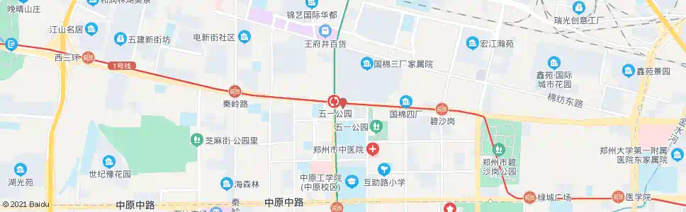 郑州建设路工人路地铁C口_公交站地图_郑州公交_妙搜公交查询2025