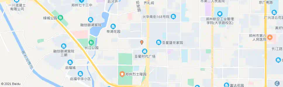 郑州郑密路长江路站_公交站地图_郑州公交_妙搜公交查询2025