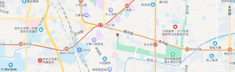 郑州西大街南顺城街站_公交站地图_郑州公交_妙搜公交查询2025
