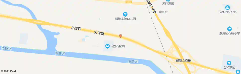 郑州G107八堡东_公交站地图_郑州公交_妙搜公交查询2025