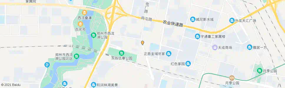 郑州秦岭路西流湖路站_公交站地图_郑州公交_妙搜公交查询2025
