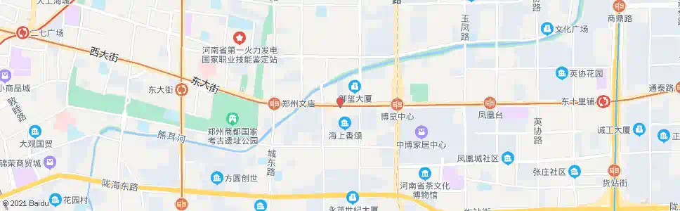 郑州郑汴路东明路站_公交站地图_郑州公交_妙搜公交查询2025