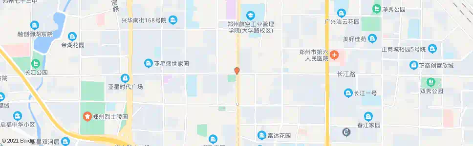郑州长江路大学路站_公交站地图_郑州公交_妙搜公交查询2025