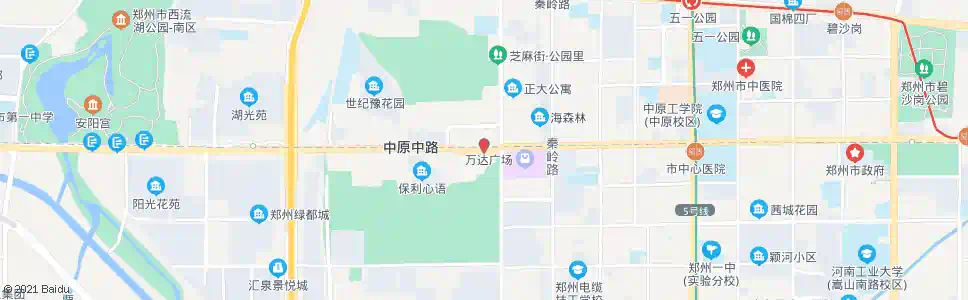 郑州中原路华山路_公交站地图_郑州公交_妙搜公交查询2025