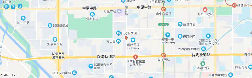 郑州颍河路秦岭路_公交站地图_郑州公交_妙搜公交查询2025
