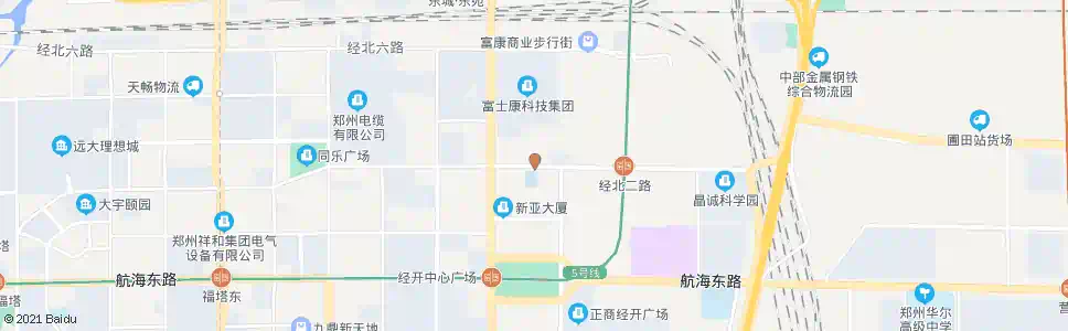 郑州经北二路经开第九大街_公交站地图_郑州公交_妙搜公交查询2025