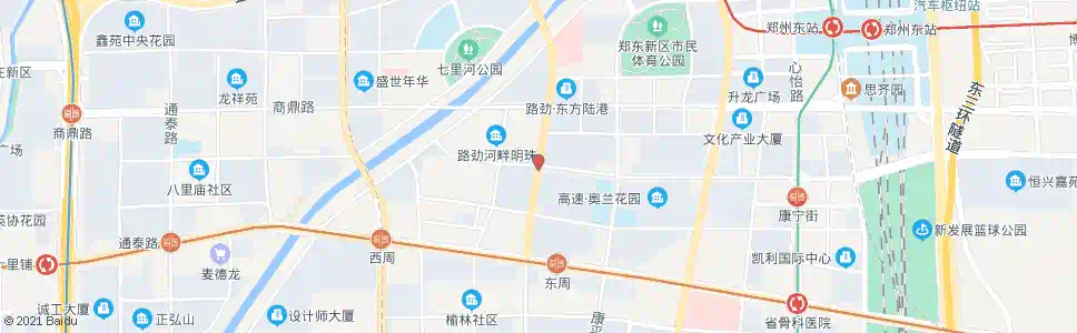 郑州康宁街农业南路_公交站地图_郑州公交_妙搜公交查询2025