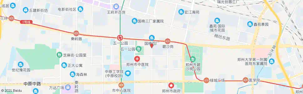 郑州工人路友爱路_公交站地图_郑州公交_妙搜公交查询2025