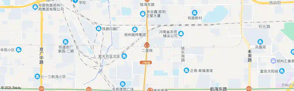 郑州二里岗站_公交站地图_郑州公交_妙搜公交查询2025