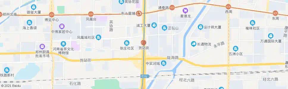 郑州中州大道货站街_公交站地图_郑州公交_妙搜公交查询2025
