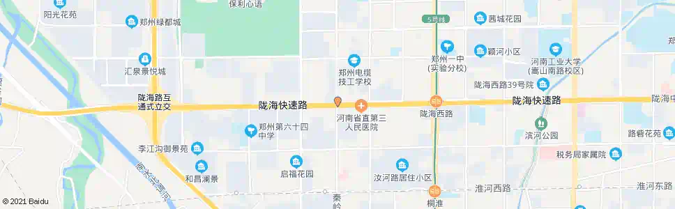 郑州陇海路秦岭路_公交站地图_郑州公交_妙搜公交查询2025