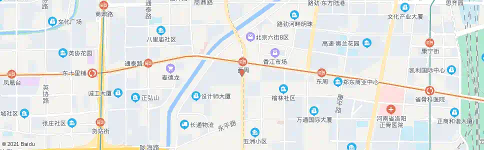 郑州商都路黄河南路(华丰灯饰界)_公交站地图_郑州公交_妙搜公交查询2025