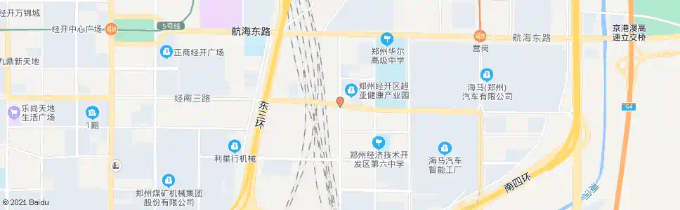 郑州经南三路经开第三大街_公交站地图_郑州公交_妙搜公交查询2025