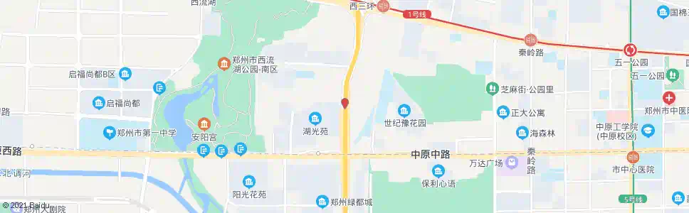 郑州西三环湖光苑_公交站地图_郑州公交_妙搜公交查询2025