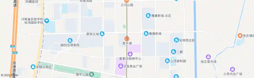 郑州恩平湖站_公交站地图_郑州公交_妙搜公交查询2025
