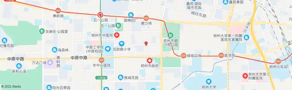 郑州百花路互助路_公交站地图_郑州公交_妙搜公交查询2025