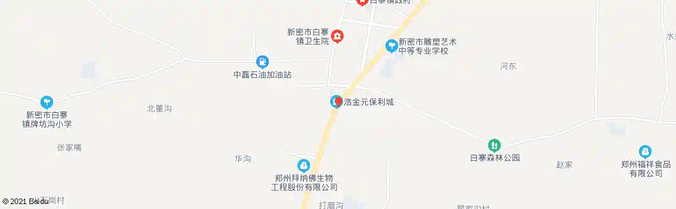 郑州白寨镇_公交站地图_郑州公交_妙搜公交查询2025