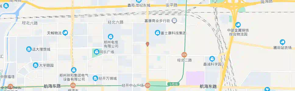 郑州经开第八大街经北四路_公交站地图_郑州公交_妙搜公交查询2025