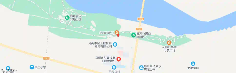郑州花园口游览区_公交站地图_郑州公交_妙搜公交查询2025