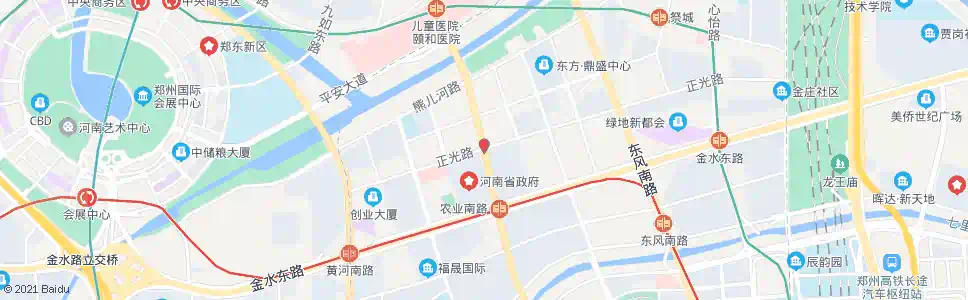 郑州农业南路正光路_公交站地图_郑州公交_妙搜公交查询2025