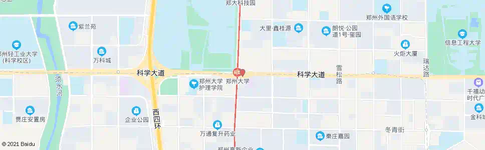 郑州科学大道长椿路_公交站地图_郑州公交_妙搜公交查询2025
