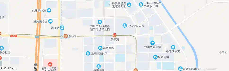郑州康平湖站_公交站地图_郑州公交_妙搜公交查询2025