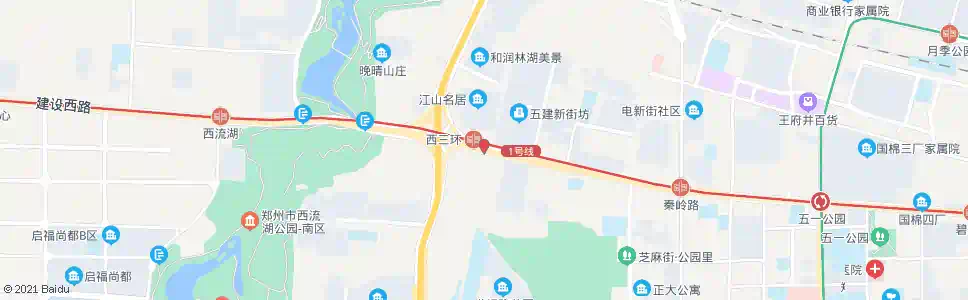 郑州建设路西三环_公交站地图_郑州公交_妙搜公交查询2025