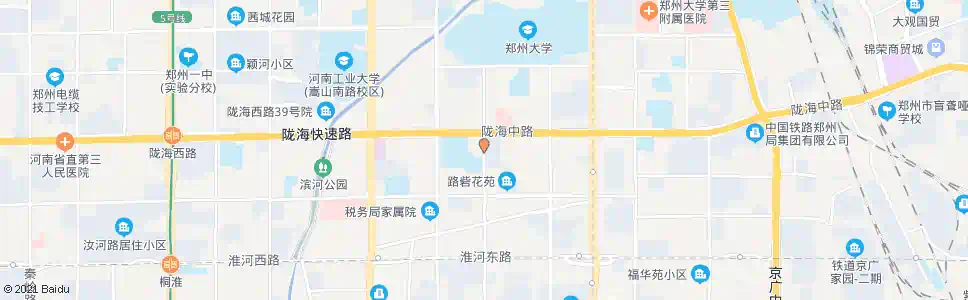 郑州陇海路淮北街站_公交站地图_郑州公交_妙搜公交查询2025