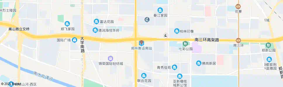 郑州南四环G一零七西_公交站地图_郑州公交_妙搜公交查询2025