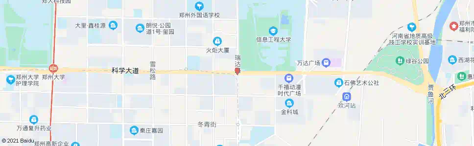 郑州科学大道瑞达路_公交站地图_郑州公交_妙搜公交查询2025
